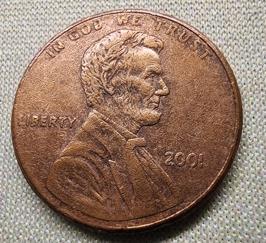 2001-P-Lincoln-Cent-Environmental-Damage-Or-?